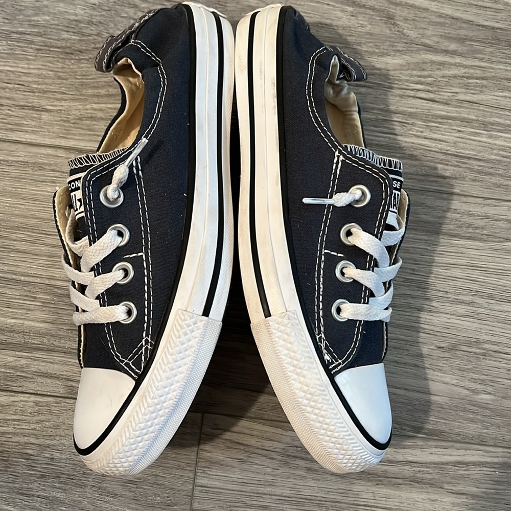 SOLD!  Women’s Blue Slip-on Converse Sneakers! - Picture 10 of 12